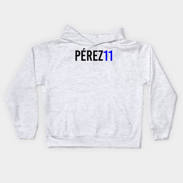 Sergio Perez 11 Design 2021 Kids Hoodie by GreazyL